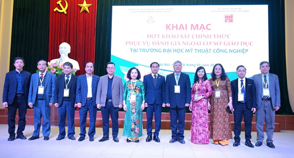 Kiểm định chất lượng cơ sở giáo dục tại Trường Đại học Mỹ thuật Công nghiệp
